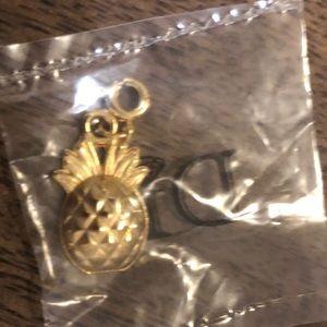 Gold pineapple charm by DIAMOND INTERNATIONAL